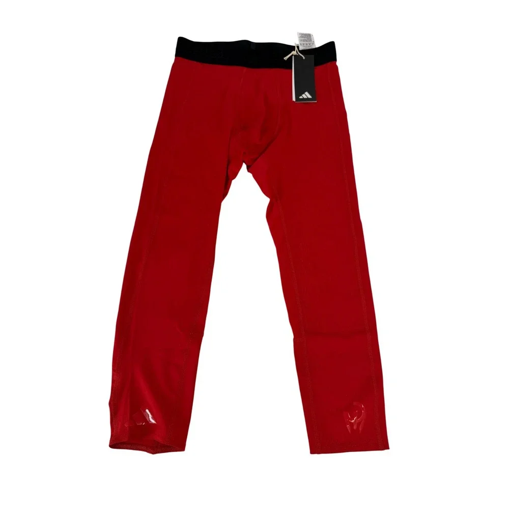 Adidas Patrick Mahomes Red Compression Tights Size Small S New JE4330